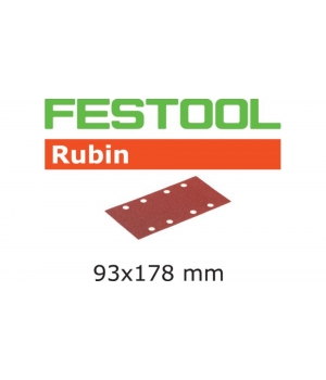 Материал шлифовальный Festool Rubin P 50, компл. из 50 шт. STF-93x178/8-P50-RU/50