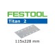 Материал шлифовальный Festool Titan P 120, компл. из 100 шт. STF-115x228 P120 TI2/100