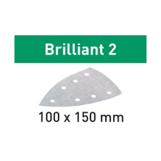 Материал шлифовальный Festool Brilliant 2 P 150, компл. из 100 шт. STF-DELTA/7 P150-BR2/100