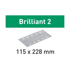 Материал шлифовальный Festool Brilliant 2 P 80, компл. из 50 шт. STF-115X228-P 80-BR2/ 50