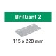 Материал шлифовальный Festool Brilliant 2 P 80, компл. из 50 шт. STF-115X228-P 80-BR2/ 50