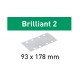 Материал шлифовальный Festool Brilliant 2 P 220, компл. из 100 шт. STF 93X178/8-P220-BR2/100