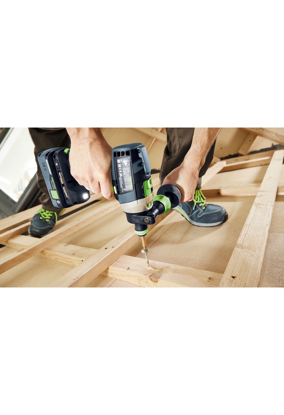Аккумуляторная ударная дрель-шуруповёрт Festool QUADRIVE TPC 18/4 I-Basic
