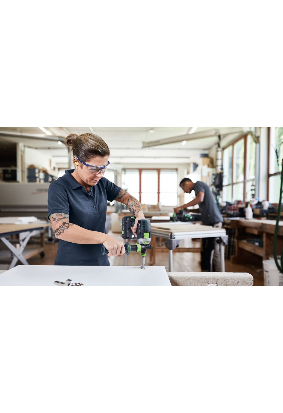 Аккумуляторная ударная дрель-шуруповёрт Festool QUADRIVE TPC 18/4 I-Basic
