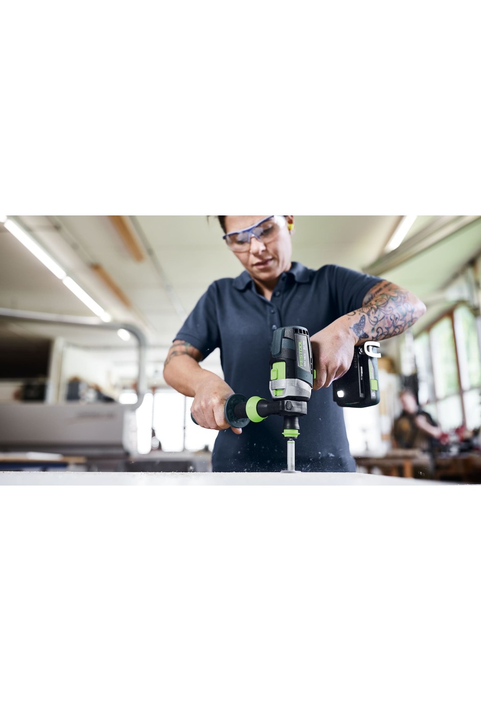 Аккумуляторная ударная дрель-шуруповёрт Festool QUADRIVE TPC 18/4 I-Basic