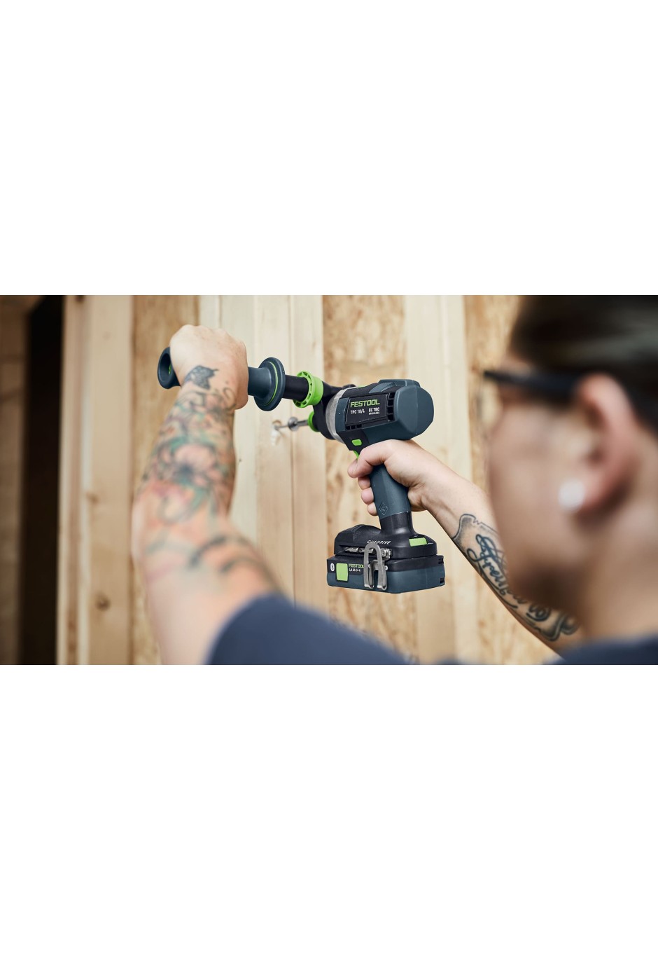 Аккумуляторная ударная дрель-шуруповёрт Festool QUADRIVE TPC 18/4 I-Basic