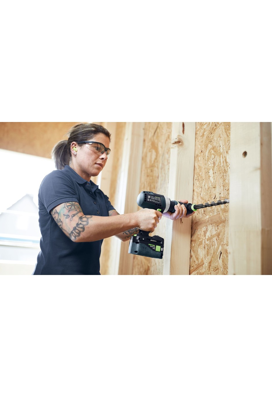 Аккумуляторная ударная дрель-шуруповёрт Festool QUADRIVE TPC 18/4 I-Basic