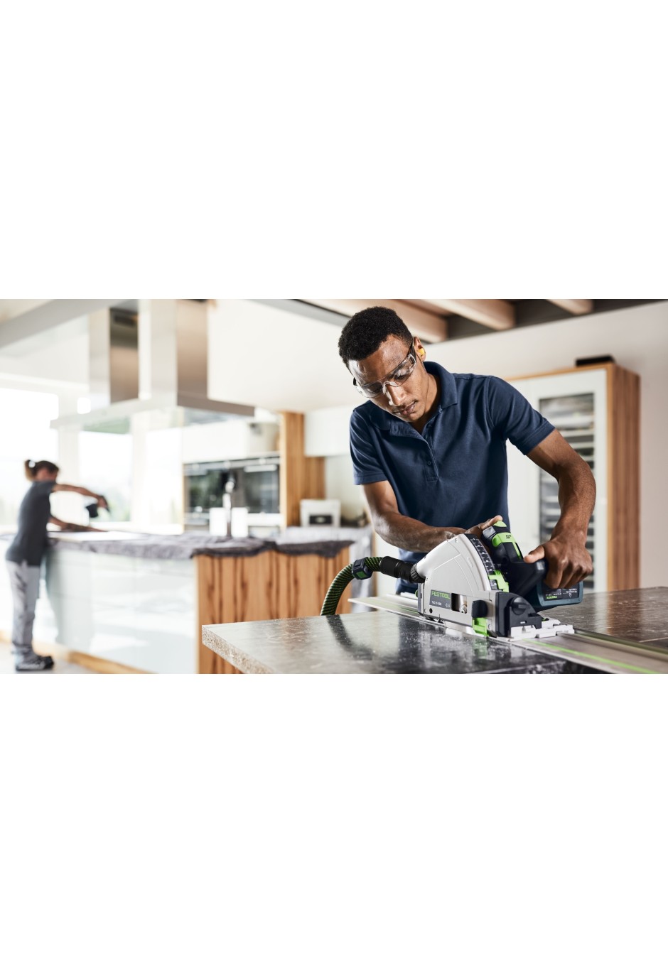 Аккумуляторная погружная пила Festool TSC 55 KEB-Basic