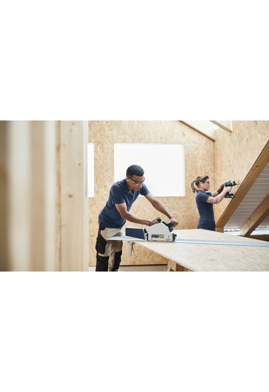 Аккумуляторная погружная пила Festool TSC 55 KEB-Basic