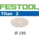Шлифовальный материал Festool Titan II P 360, комплект из 100 шт. STF-D150/8-P360-TIW/100