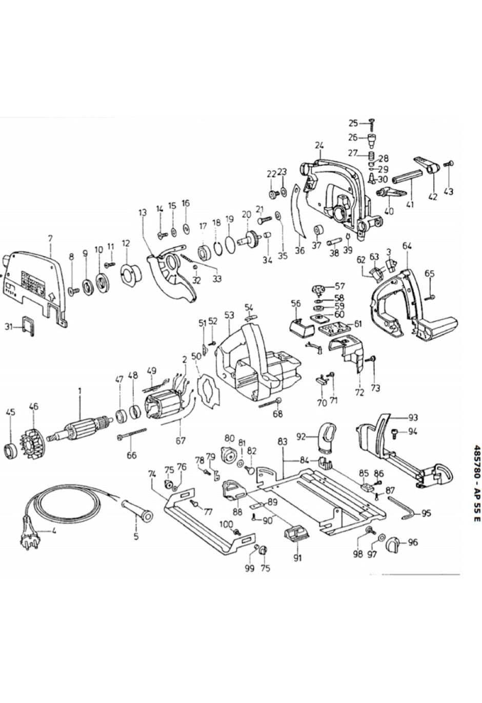Якорь AP 55 E 230V ET-BG Festool