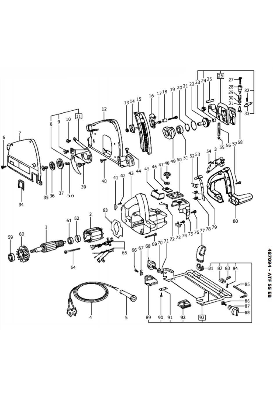 Якорь AP 55 E 230V ET-BG Festool