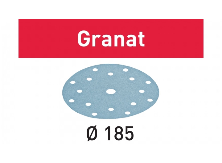 Материал шлифовальный Festool Granat P 60, компл. из 50 шт. STF D185/16 P 60 GR 50X