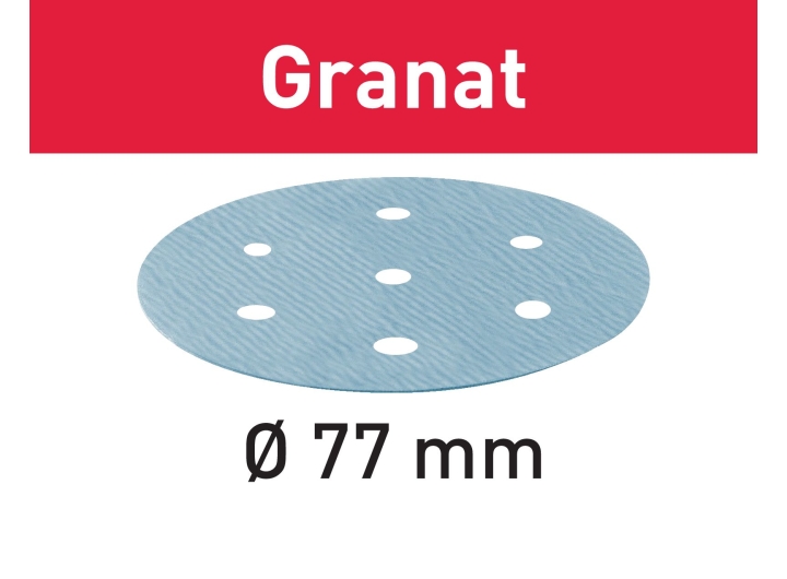 Шлифовальный материал Festool Granat P 280, компл. из 50 шт. STF D77/6 P280 GR /50