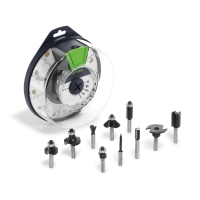 Кассета с фрезами Festool комплект из 10 шт.