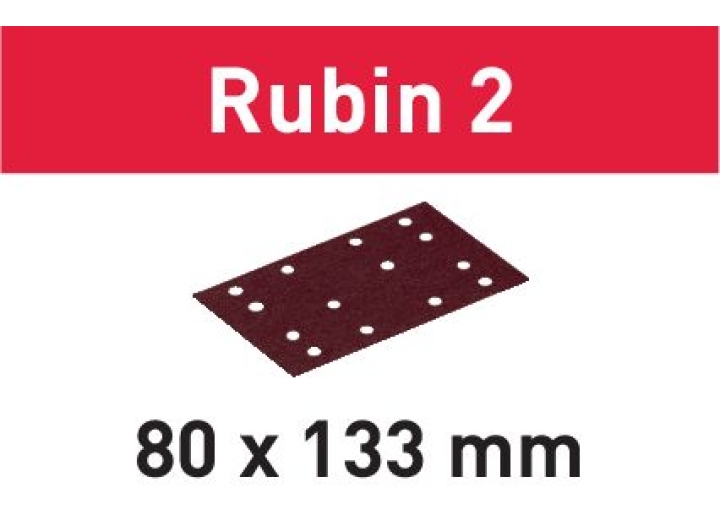 Шлифовальный материал Festool Rubin II P 220, комплект из 10 шт. STF 80X133 P220 RU2/10
