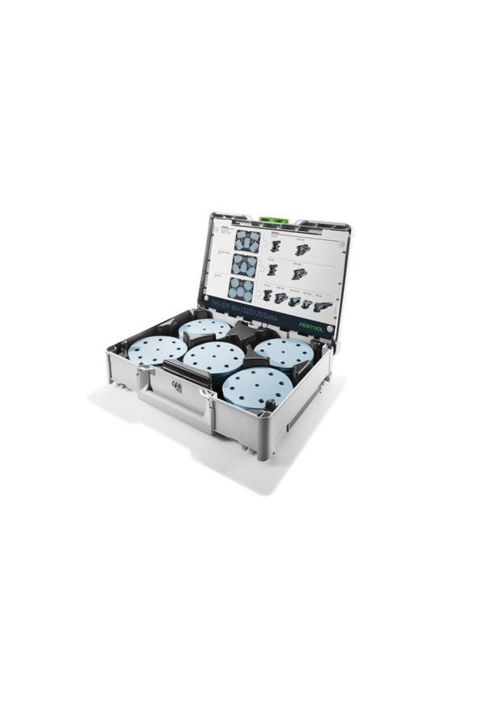 Контейнер Sys3 Festool для хранен. шлиф. матер SYS-STF-80x133/D125/Delt