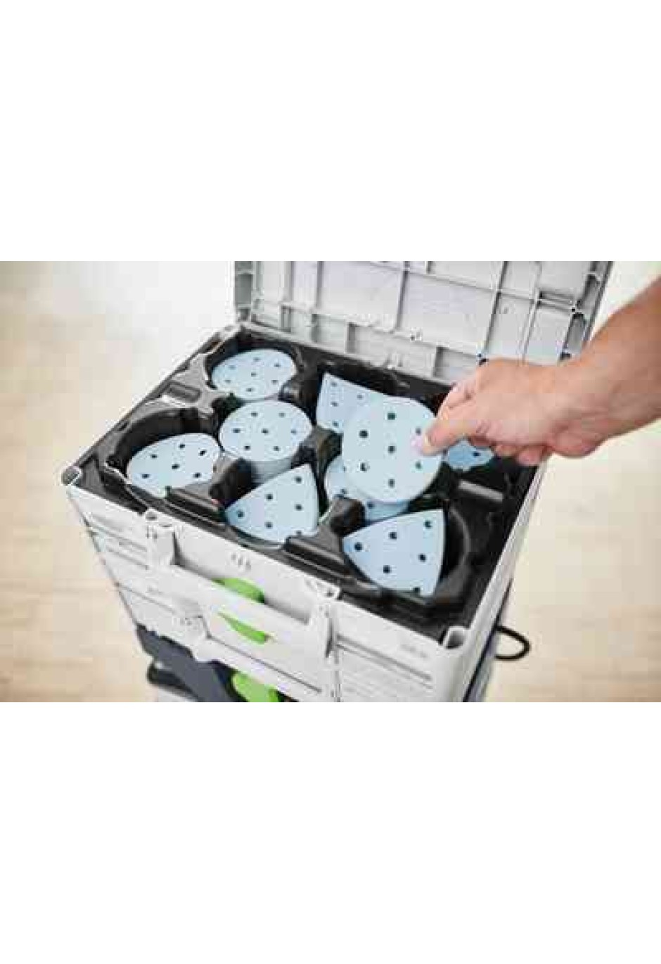 Контейнер Sys3 Festool для хранен. шлиф. матер. SYS-STF-D77/D90/93V