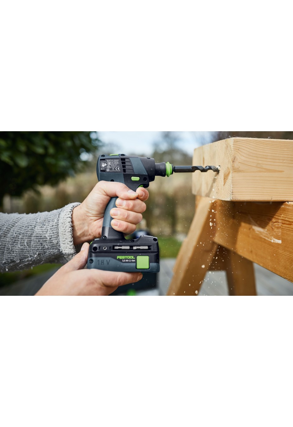 Аккумуляторная дрель-шуруповерт Festool TXS 18 C 4,0-Plus