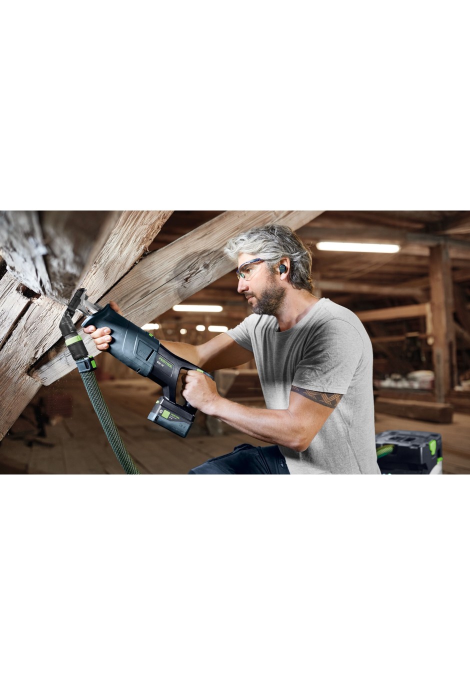Аккумуляторная сабельная пила Festool RSC 18 EB-Basic