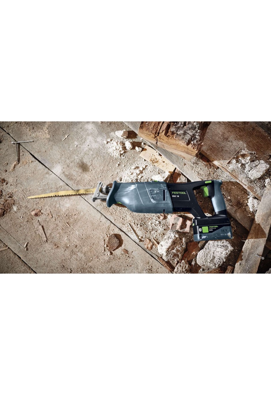 Аккумуляторная сабельная пила Festool RSC 18 EB-Basic
