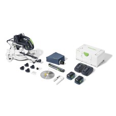 Аккумуляторная торцовочная пила с механизмом протяжки Festool KAPEX KSC 60 EB 5,0 I-Plus