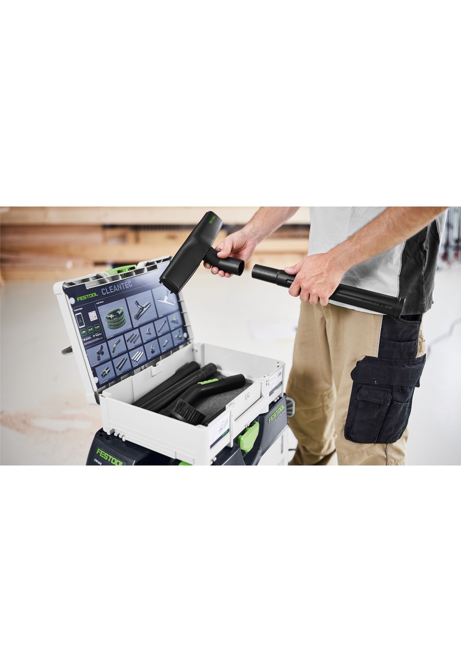 Комплект для уборки Festool в контенере RS-ST D 27/36-Plus