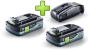 Аккумуляторы Festool BP 18 Li 4,0 HPC-ASI и Быстрозарядное устройство SCA 8