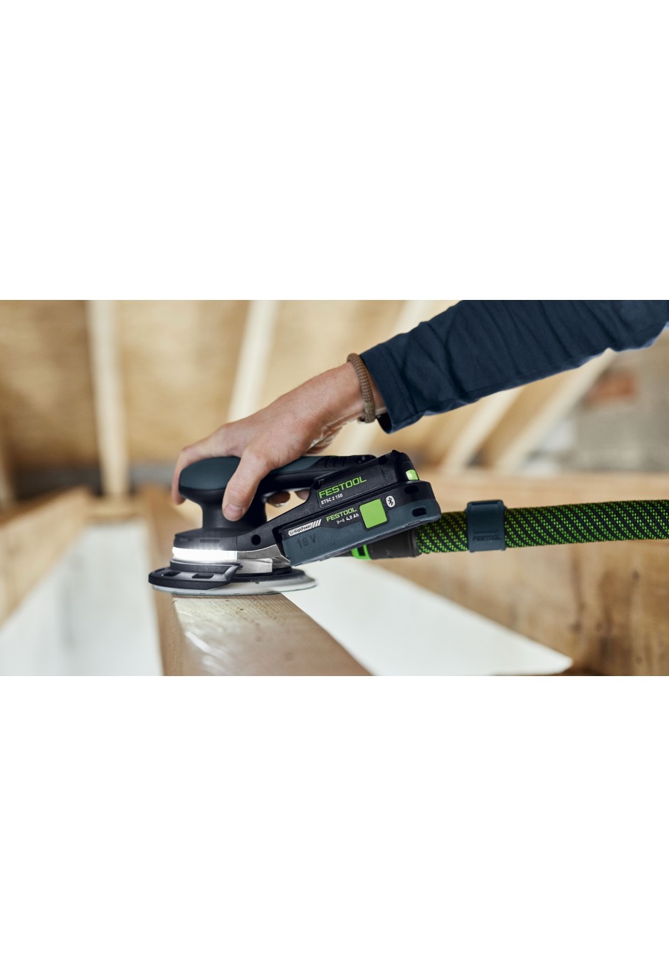 Аккумуляторная эксцентриковая шлифовальная машинка Festool ETSC 2 150-Basic