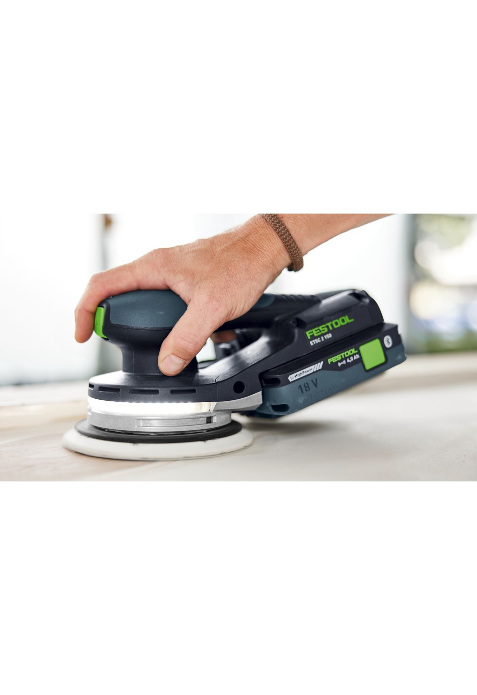 Аккумуляторная эксцентриковая шлифовальная машинка Festool ETSC 2 150-Basic