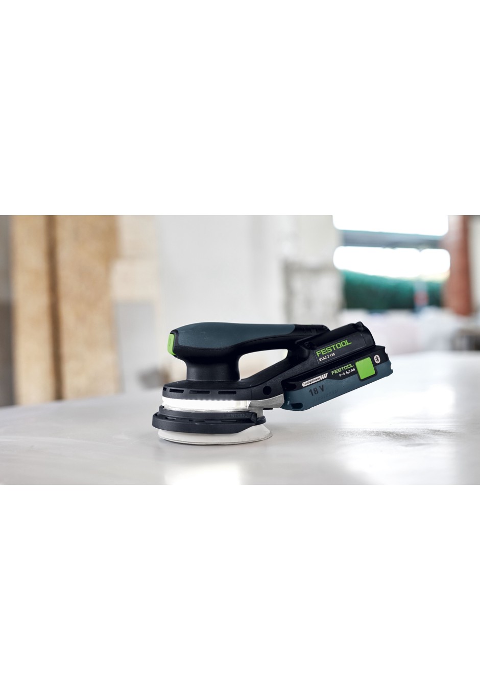 Аккумуляторная эксцентриковая шлифовальная машинка Festool ETSC 2 125 4,0 I-Plus