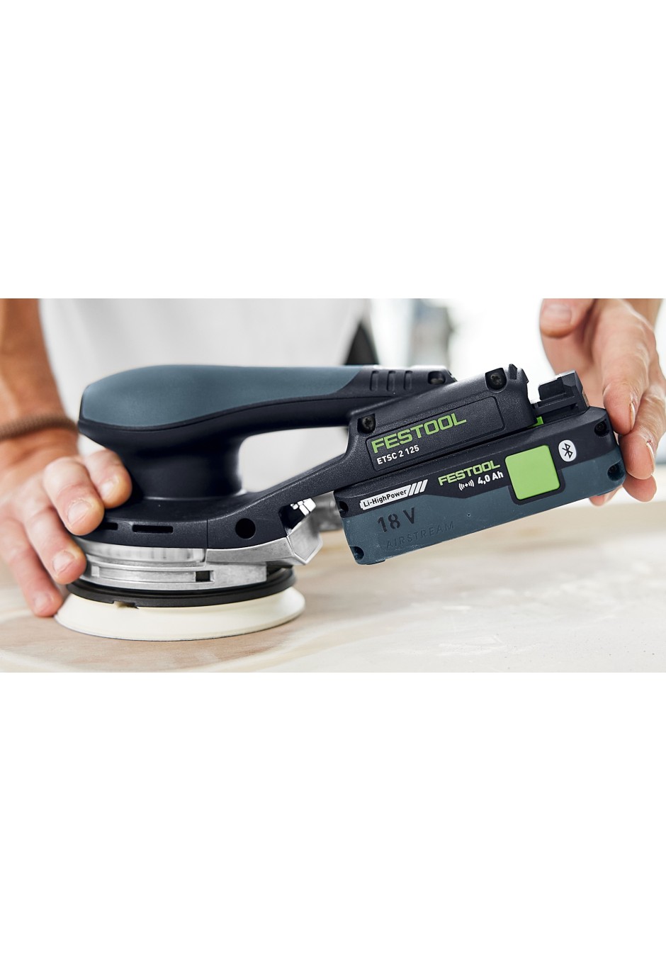 Аккумуляторная эксцентриковая шлифовальная машинка Festool ETSC 2 125 4,0 I-Plus
