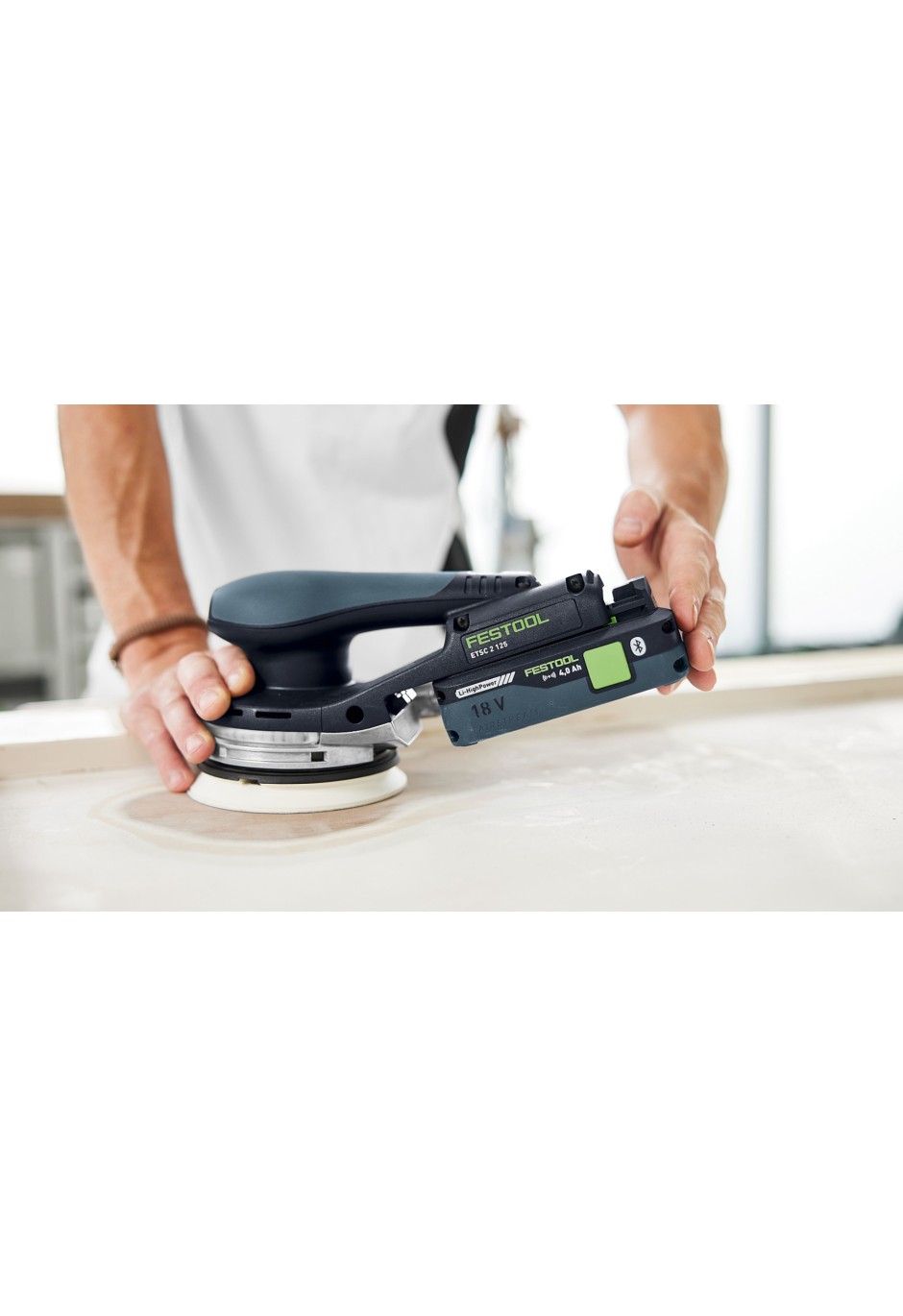 Аккумуляторная эксцентриковая шлифовальная машинка Festool ETSC 2 125 4,0 I-Plus