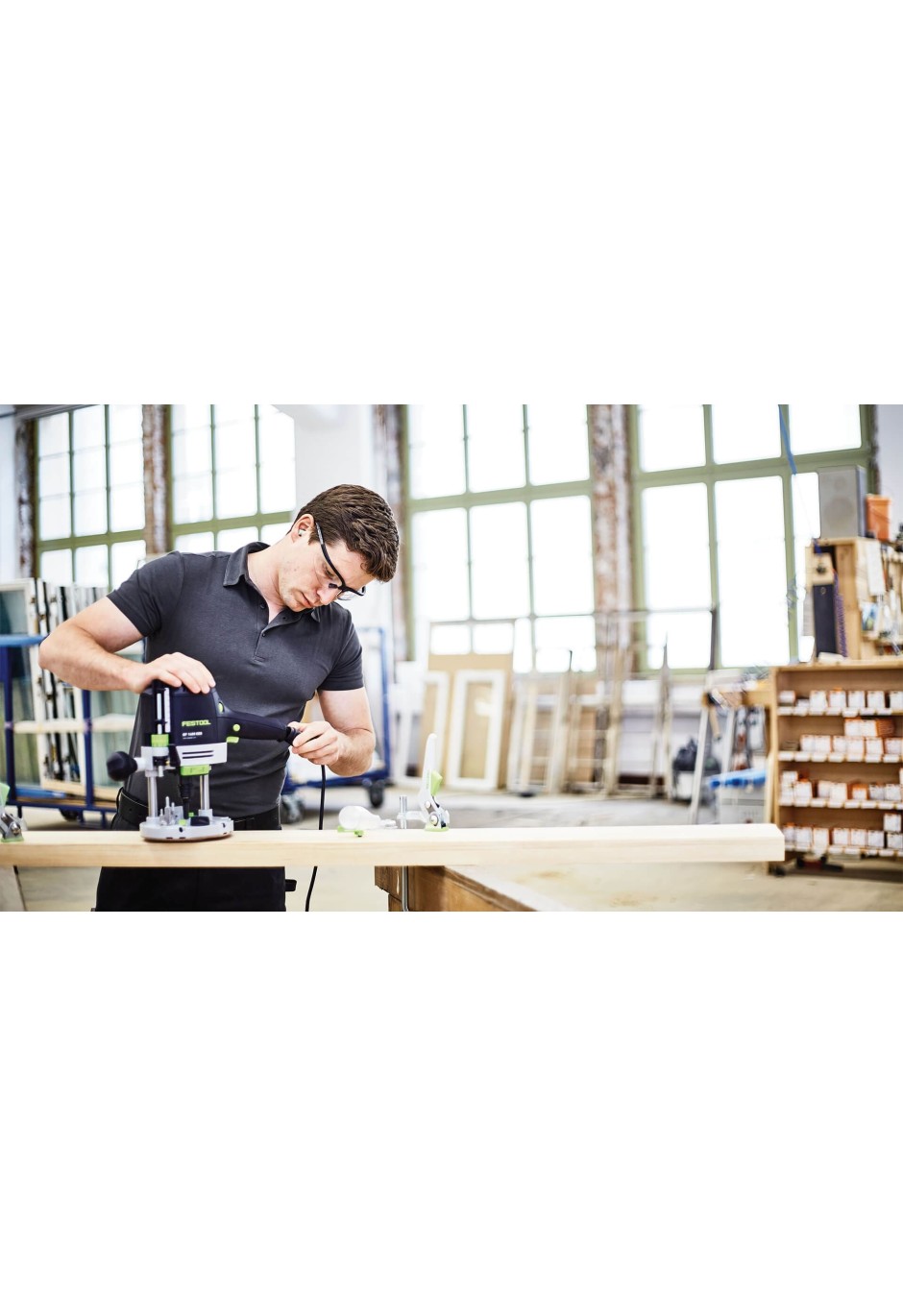 Вертикальный фрезер Festool OF 1400 EBQ-Plus + набор фрез