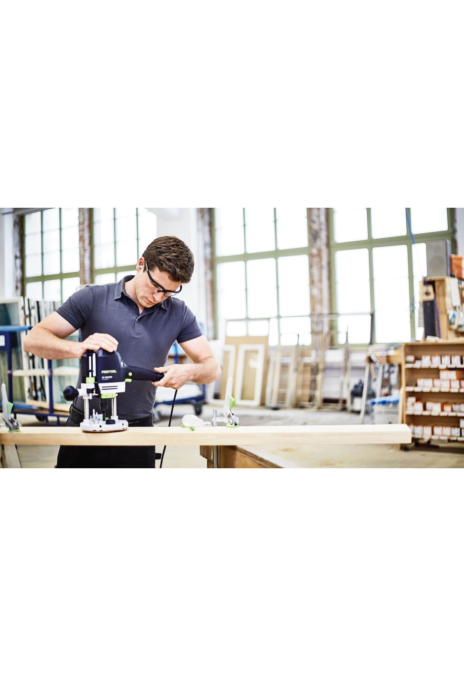 Вертикальный фрезер Festool OF 1400 EBQ-Plus + набор фрез