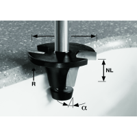 Фреза для снятия фасок с опорн. подшипником Festool HW R6.35/25/12° ss S12
