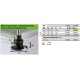 Фреза скругляющая с режущей кромкой внизу и опорным подшипником Festool HW R6,35/NL6,35/D44,7 / S12,7