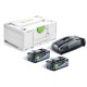 Набор энергии Festool SYS 18V 2x8,0/SCA16