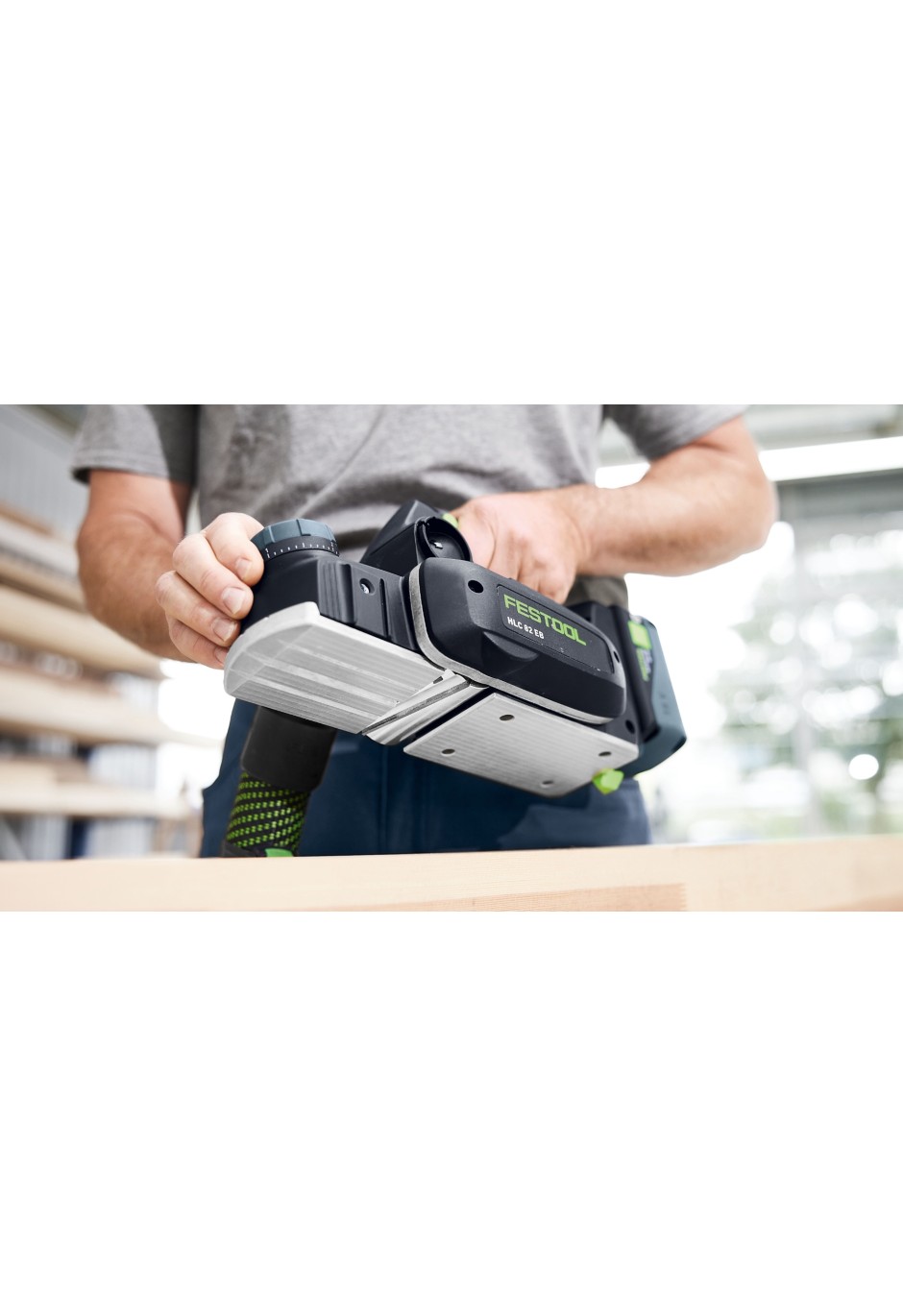 Аккумуляторный рубанок Festool HLC 82 EB-Basic-Set
