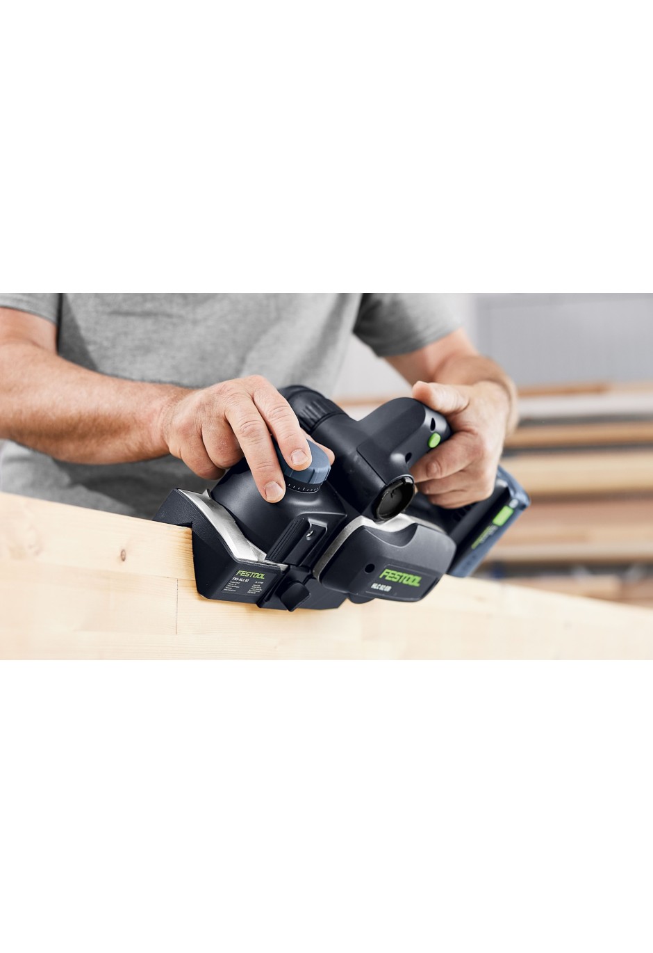 Аккумуляторный рубанок Festool HLC 82 EB-Basic-Set