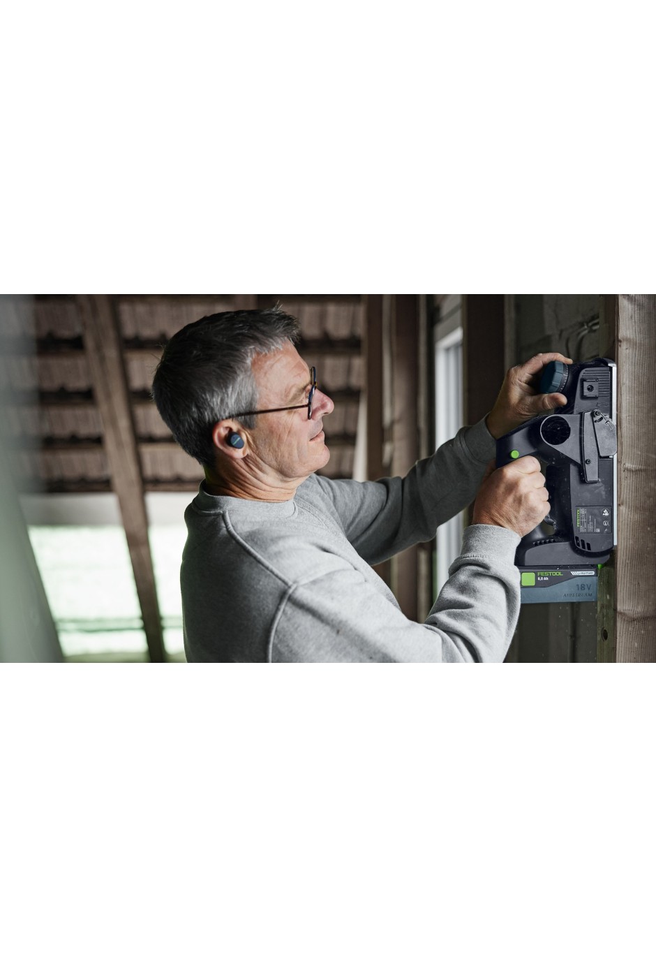 Аккумуляторный рубанок Festool HLC 82 EB-Basic-Set