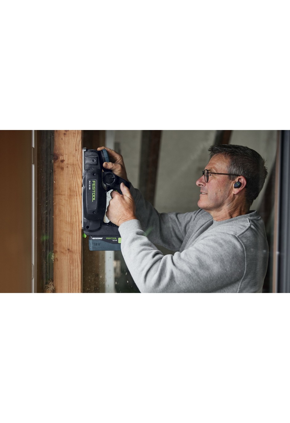 Аккумуляторный рубанок Festool HLC 82 EB-Basic-Set