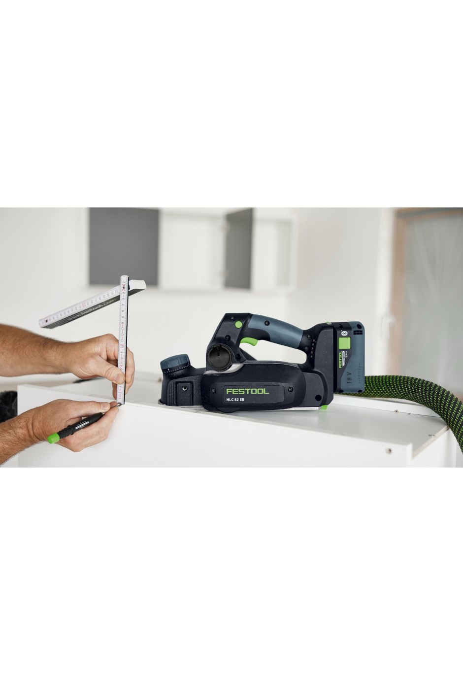 Аккумуляторный рубанок Festool HLC 82 EB-Basic-Set