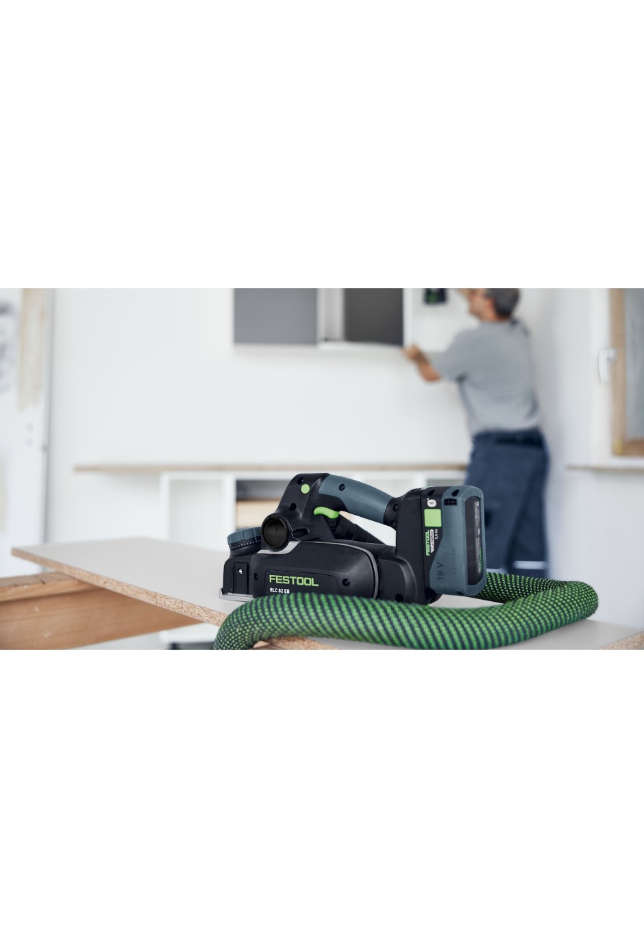 Аккумуляторный рубанок Festool HLC 82 EB-Basic-Set