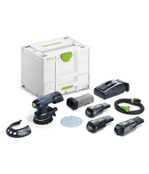 Аккумуляторная эксцентриковая шлифовальная машинка Festool ETSC 125 3,0 I-Set