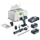 Аккумуляторная ударная дрель-шуруповёрт Festool QUADRIVE TPC 18/4 5,0/4,0 I-Set