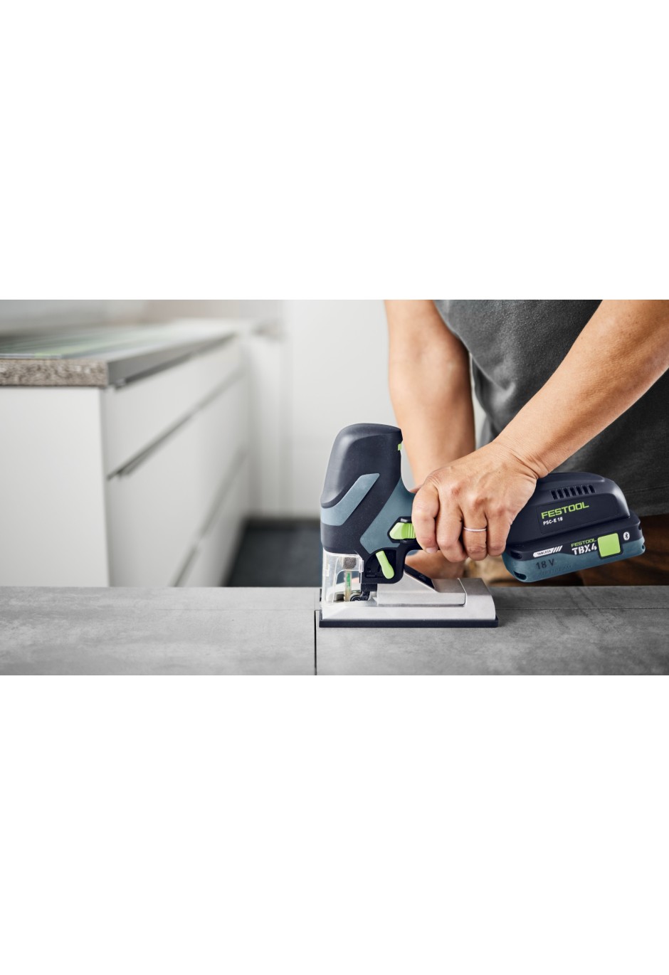 Аккумуляторный маятниковый лобзик Festool PSC-E 18 EB-Basic