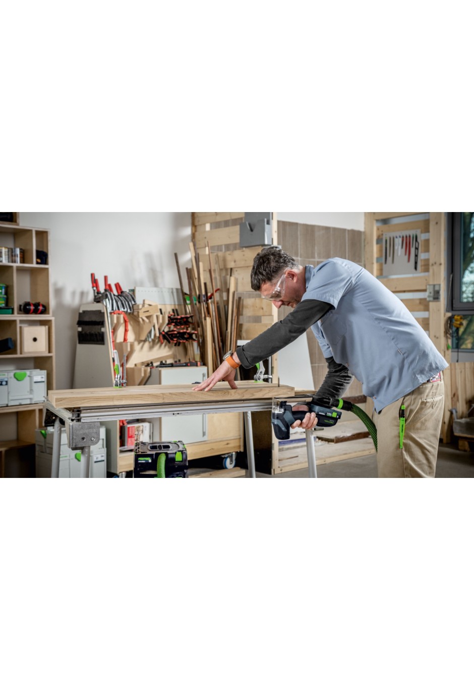 Аккумуляторный маятниковый лобзик Festool PSC-E 18 EB-Basic