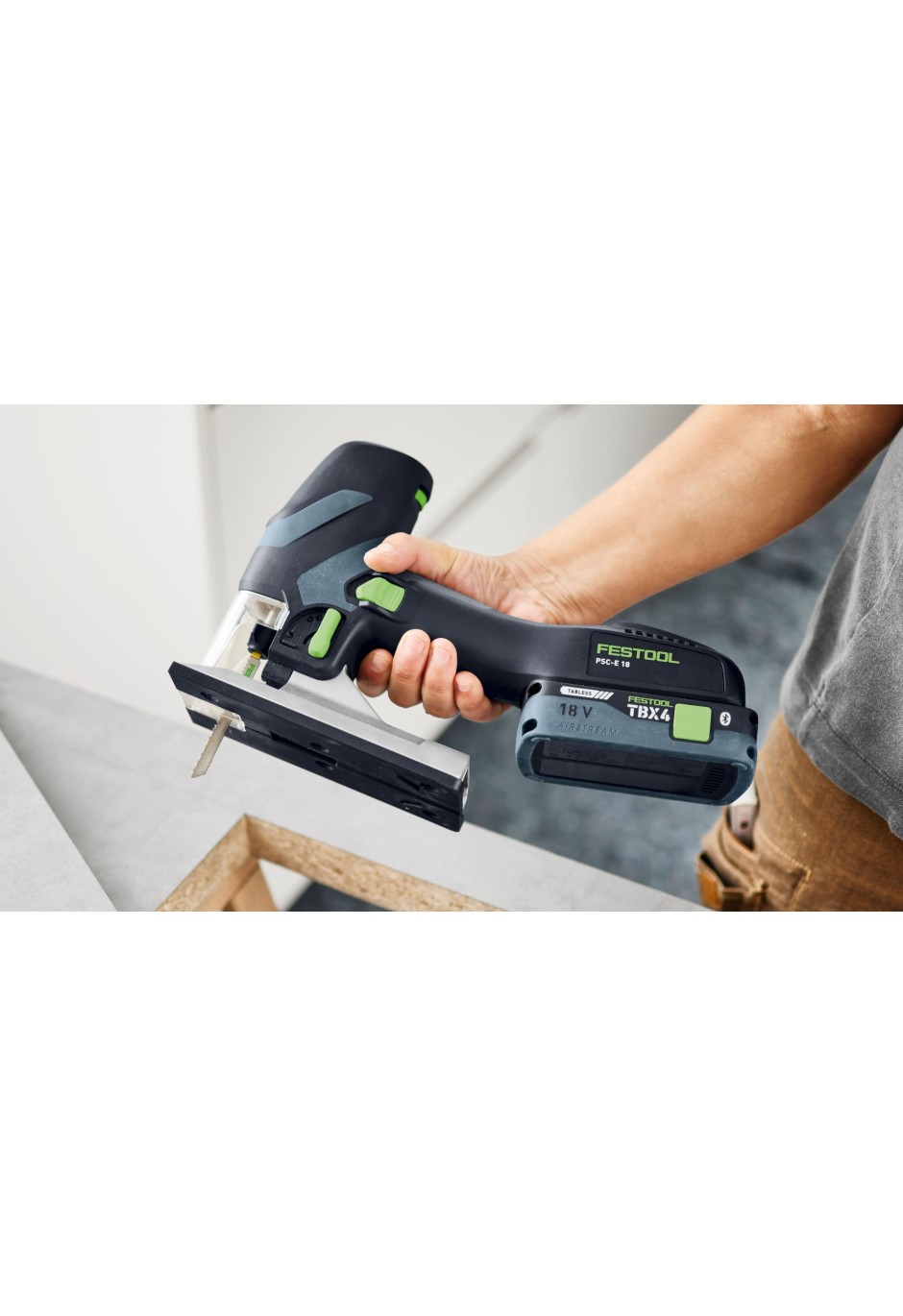 Аккумуляторный маятниковый лобзик Festool PSC-E 18 EB-Basic