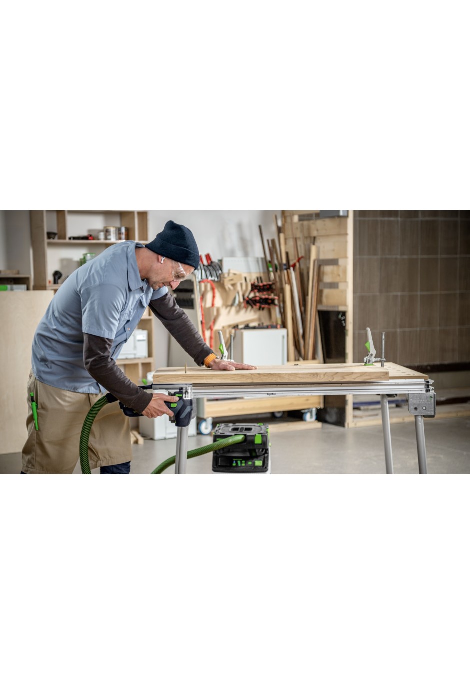 Аккумуляторный маятниковый лобзик Festool PSC-E 18 EB-Basic